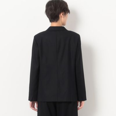 〔　ＴＡＬＬサイズ　〕　【セットアップ対応】２ＷＡＹストレッチフラノ　ダブルブレストジャケット（７６１０ＪＥ０２）