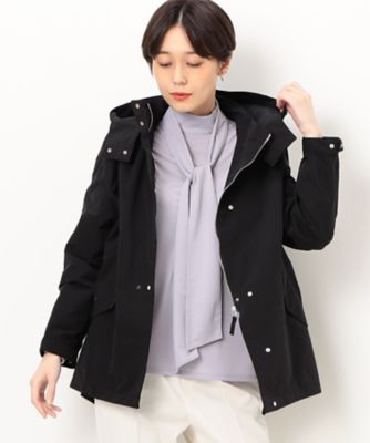 ＜COMME CA TALL (Women/大きいサイズ)＞〔　ＴＡＬＬサイズ　〕　コットンナイロングログラン　アノラックブルゾン（７６１０ＭＣ０１）
