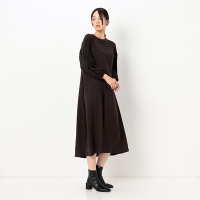 〔ＴＡＬＬサイズ〕バックサテン梨地　ストレッチドレス（７６１０ＯＡ０１）