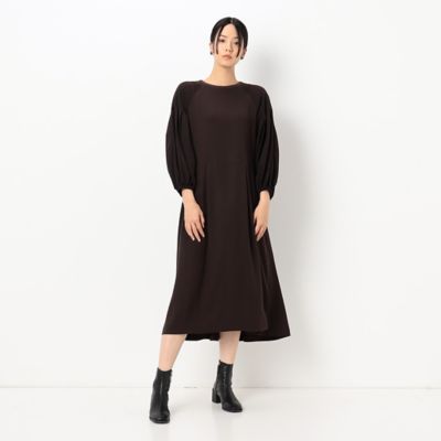 〔ＴＡＬＬサイズ〕バックサテン梨地　ストレッチドレス（７６１０ＯＡ０１）