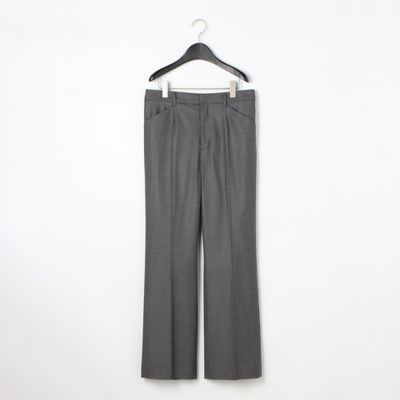 ＜COMME CA TALL (Women/大きいサイズ)＞〔　ＴＡＬＬサイズ　〕　【セットアップ対応】２ＷＡＹ　ストレッチフラノ　スリムストレートパンツ（７６１０ＰＥ０４）