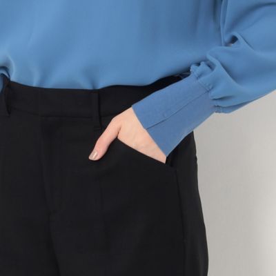 〔　ＴＡＬＬサイズ　〕　【セットアップ対応】２ＷＡＹ　ストレッチフラノ　スリムストレートパンツ（７６１０ＰＥ０４）