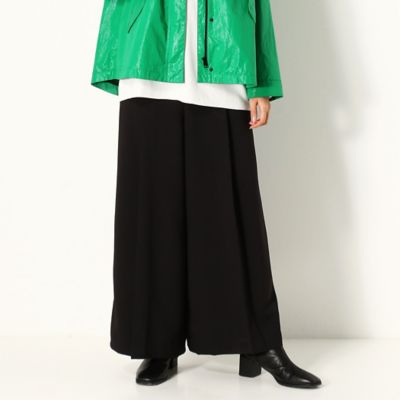 ＜COMME CA TALL (Women/大きいサイズ)＞〔ＴＡＬＬサイズ〕【セットアップ対応】ストレッチバックサテン梨地　タックワイドパンツ（７６１０ＰＹ０３）