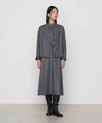 〔　ＴＡＬＬサイズ　〕　２ＷＡＹストレッチフラノ　ジャンパースカート（７６１１ＯＩ０２）