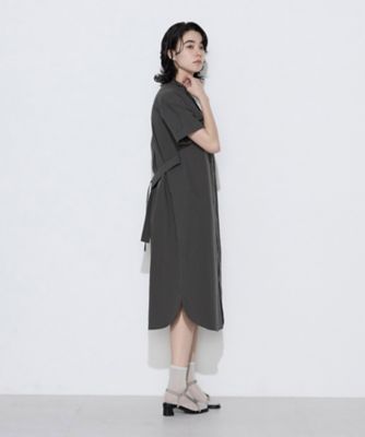 TALLサイズ 〕 タイプライター ロングシャツドレス