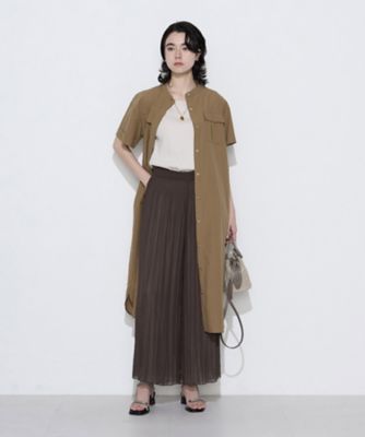 TALLサイズ 〕 タイプライター ロングシャツドレス