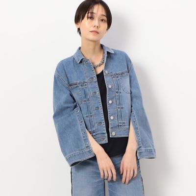〔　ＴＡＬＬサイズ　〕　中空ストレッチデニム　デニムジャケット（７６１１ＶＣ０３）