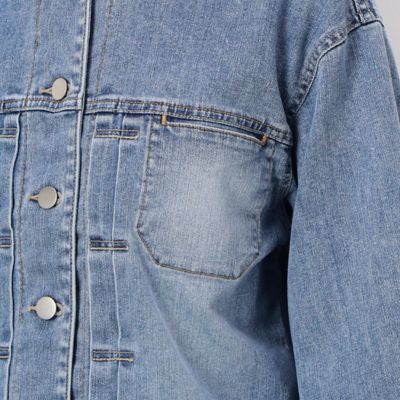 〔　ＴＡＬＬサイズ　〕　中空ストレッチデニム　デニムジャケット（７６１１ＶＣ０３）