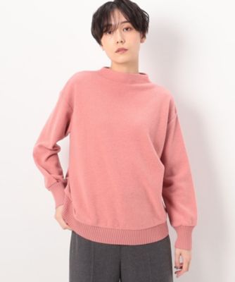 ＜COMME CA TALL (Women/大きいサイズ)＞〔　ＴＡＬＬサイズ　〕　ウールブークレー　ボトルネックプルオーバー（７６１３ＥＥ０６）