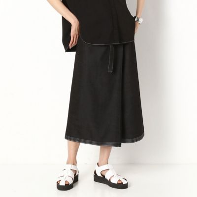 ＜COMME CA TALL (Women/大きいサイズ)＞〔ＴＡＬＬサイズ〕【セットアップ対応】デニム調スラブストレッチ　タイトスカート（７６１５ＦＹ０４）