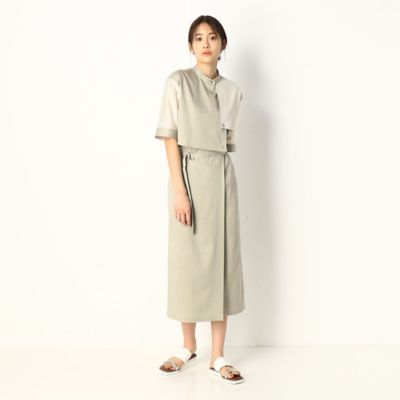 〔ＴＡＬＬサイズ〕【セットアップ対応】デニム調スラブストレッチ　デザインシャツ（７６１５ＨＹ０８）