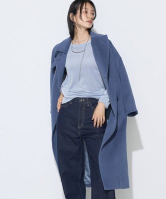 TALLサイズ 〕 アンゴラウール ロングトレンチコート