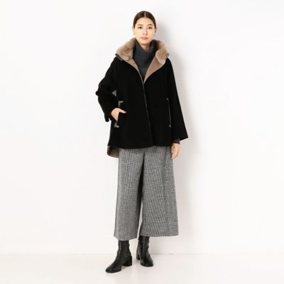 美品✨レリアン ロロピアーナ ショートコート ダブル アンゴラ混 大きいサイズ trim_fce_item6517ad07c8009.jpg