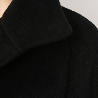 〔ＴＡＬＬサイズ〕アンゴラウール　コンバーチブルハイネックロングコート（７６１５ＷＷ０４）