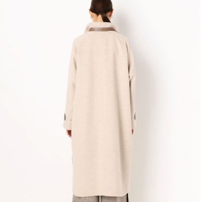 ＴＡＬＬサイズ〕アンゴラウール コンバーチブルハイネックロングコート（７６１５ＷＷ０４） | COMME CA TALL  (Women/大きいサイズ)/コムサ トール | 三越伊勢丹オンラインストア・通販【公式】