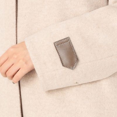 〔ＴＡＬＬサイズ〕アンゴラウール　コンバーチブルハイネックロングコート（７６１５ＷＷ０４）