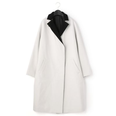 ＜COMME CA TALL (Women/大きいサイズ)＞〔ＴＡＬＬサイズ〕ウールビーバー　ビックシルエット　チェスターコート（７６１５ＷＷ０７）