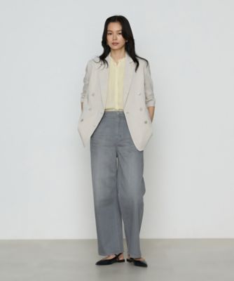 〔　ＴＡＬＬサイズ　〕　【セットアップ対応】シャンブレーカッセン　ブラウス（７６１６ＨＫ１９）