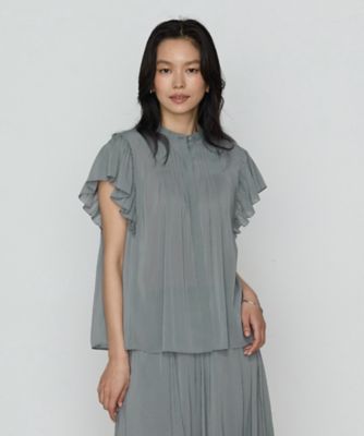 〔　ＴＡＬＬサイズ　〕　【セットアップ対応】シャンブレーカッセン　ブラウス（７６１６ＨＫ１９）