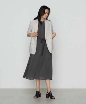 〔　ＴＡＬＬサイズ　〕　シャンブレーカッセン　シャツドレス（７６１６ＯＫ０４）