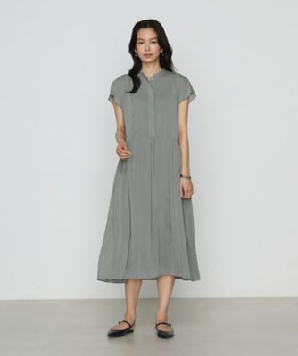 〔　ＴＡＬＬサイズ　〕　シャンブレーカッセン　シャツドレス（７６１６ＯＫ０４）