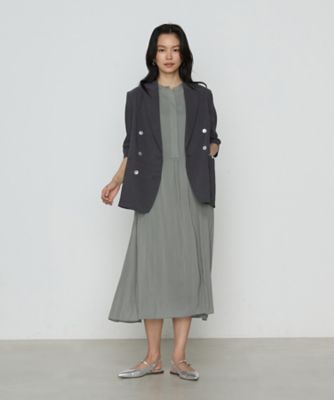 〔　ＴＡＬＬサイズ　〕　シャンブレーカッセン　シャツドレス（７６１６ＯＫ０４）