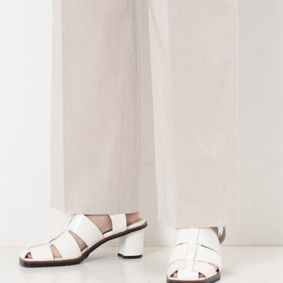 〔　ＴＡＬＬサイズ　〕　【セットアップ対応】リネントリアセテートストレッチ　タックワイドパンツ（７６１６ＰＣ０７）