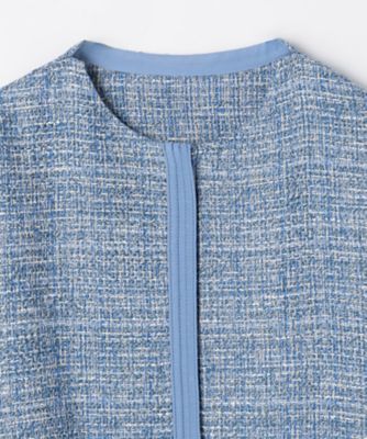 TALLサイズ 〕Like Denimツイード ブルゾン