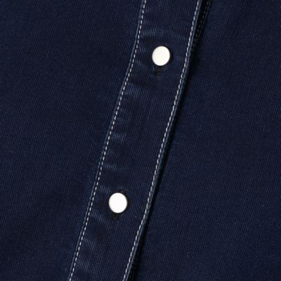 〔ＴＡＬＬサイズ〕ピケデニム　フレンチスリーブブラウス（７６１７ＨＹ１４）