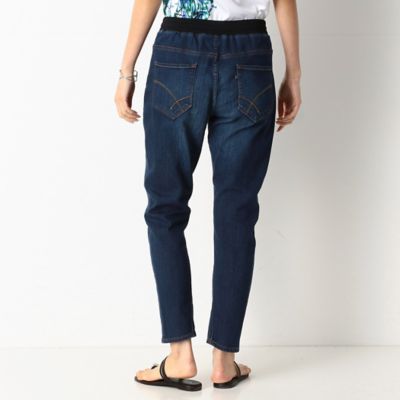 〔ＴＡＬＬサイズ〕サルエルシルエット　ジャージー風デニム（７６１７ＰＵ０１）