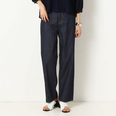 ＜COMME CA TALL (Women/大きいサイズ)＞〔ＴＡＬＬサイズ〕【ウォッシャブル】６オンスライトデニム　ワイドパンツ（７６１７ＰＹ０８）