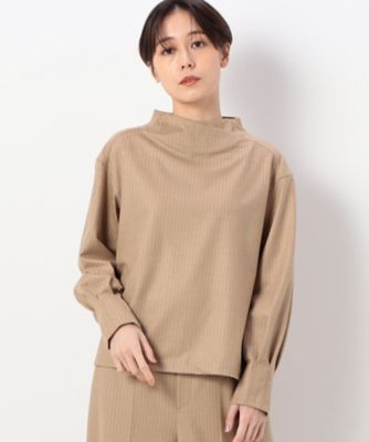 ＜COMME CA TALL (Women/大きいサイズ)＞〔　ＴＡＬＬサイズ　〕　【セットアップ対応】ストライプバランサー　プルオーバー（７６１９ＥＡ１２）