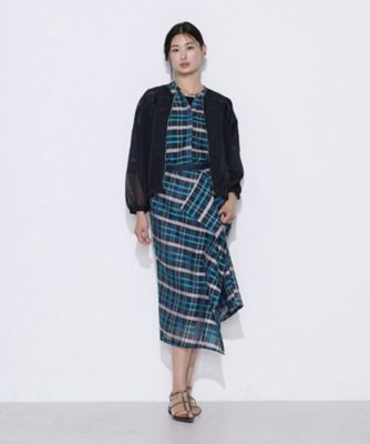 TALLサイズ 〕 【セットアップ対応】シルクシアーチェック