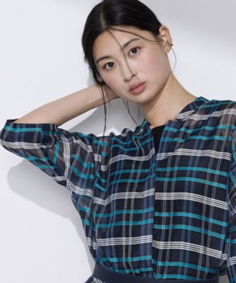TALLサイズ 〕 【セットアップ対応】シルクシアーチェック