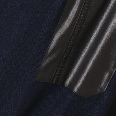 〔ＴＡＬＬサイズ〕藍　からみ織り　サイドフリルプルオーバー（７６１９ＨＹ１７）