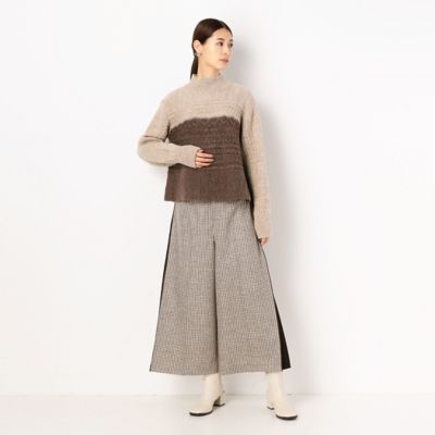 〔ＴＡＬＬサイズ〕【セットアップ対応】千鳥柄バランサー　　サイドプリーツパンツ（７６１９ＰＷ０９）