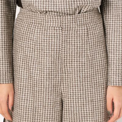 〔ＴＡＬＬサイズ〕【セットアップ対応】千鳥柄バランサー　　サイドプリーツパンツ（７６１９ＰＷ０９）