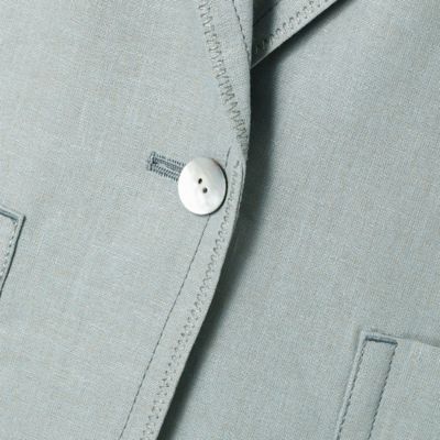 〔ＴＡＬＬサイズ〕リネンラメステッチ　ジャケット（７６２２ＪＹ０５）