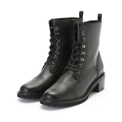 ＜COMME CA TALL (Women/大きいサイズ)＞〔ＴＡＬＬサイズ〕コンバット　ブーツ（７６３１ＤＲ０１）