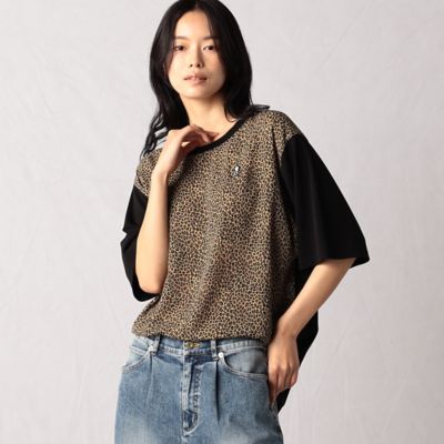 ＜β (Women)＞バカンス　ヒョウ柄プリント　プルオーバー（７７０１ＥＥ０１）