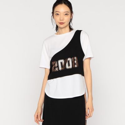 ＜β (Women)＞【アンサンブル】ロゴプリント　カットソー（７７０１ＥＧ１５）