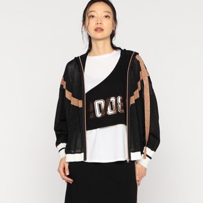 ＜β (Women)＞コッパーライン　ニットパーカ（７７０１ＩＧ１３）