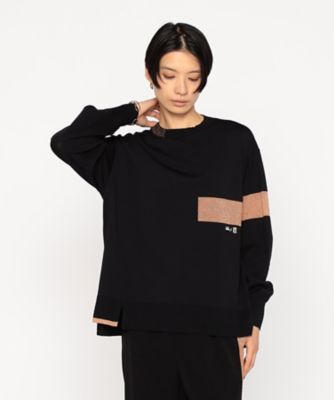 ＜β (Women)＞コッパーライン入り　ニットプルオーバー（７７０１ＩＭ０４）