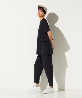 セットアップ対応】ナイロンハイテンション テーパードパンツ