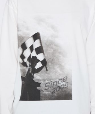 チェッカーフラッグ 長袖Tシャツ（7701TO01） | β (Women 