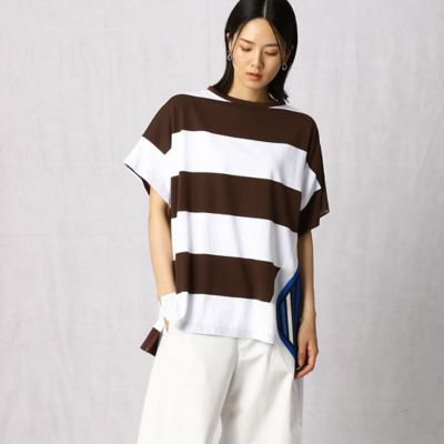 ビッグボーダースカーフ付き　Ｔシャツ（７７０１ＴＺ０２）