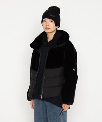 ＜β (Women)＞フェイクファー　ダウンブルゾン（７７０１ＵＭ０１）