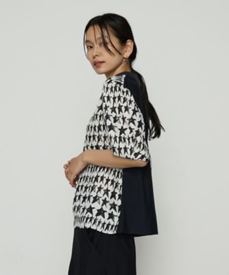 ＜β (Women)＞スタープリント　半袖プルオーバー（７７０２ＥＭ０１）