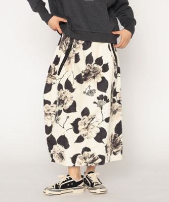 ＜β (Women)＞ヴィンテージフラワープリント　スカート（７７０２ＦＯ０２）