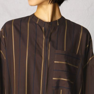 ストライプ　ロングシャツ（７７０２ＨＷ０１）